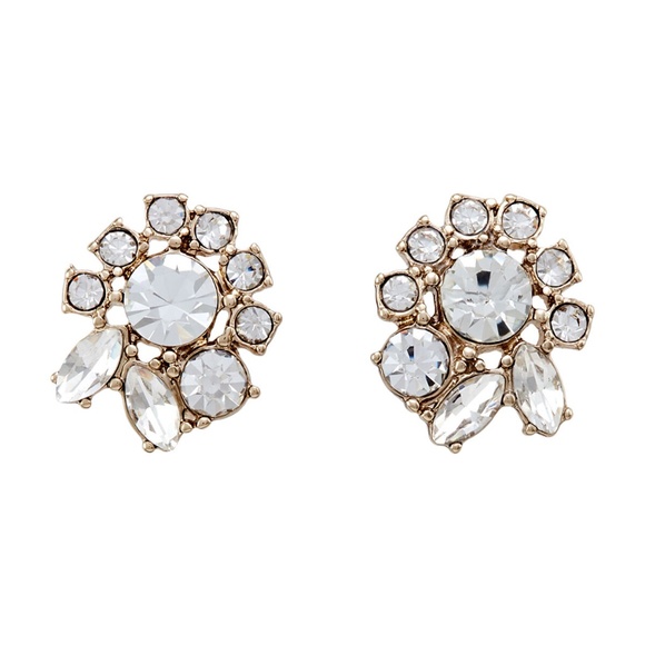 MARCHESA Crystal Cluster Earrings NWT! LAST ONE! - Picture 5 of 8